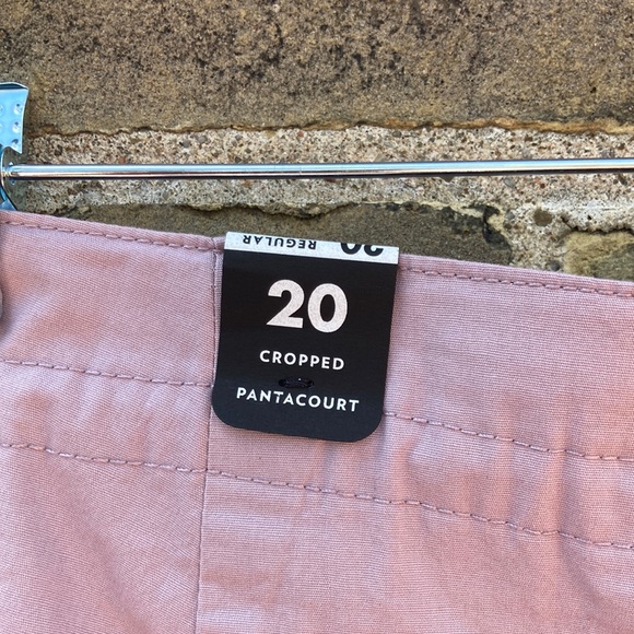 HP!💎 Reitmans, NWT Paper Bag Capri Pants, High Waisted, Lilac, Plus, 20, 22 - Picture 11 of 16